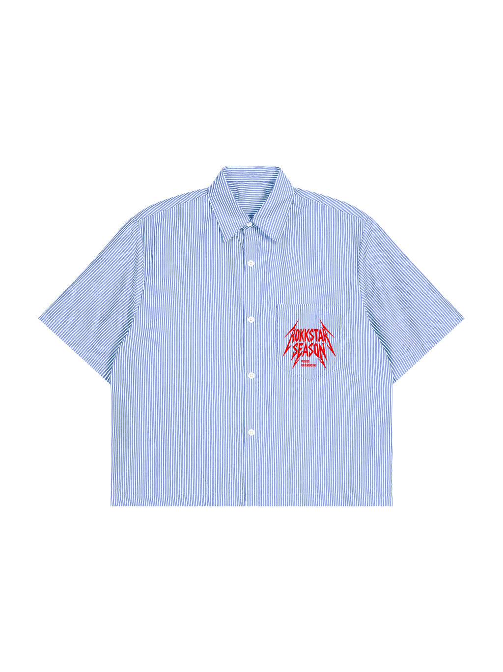 Rokkstar Striped shirt (Blue/Red)