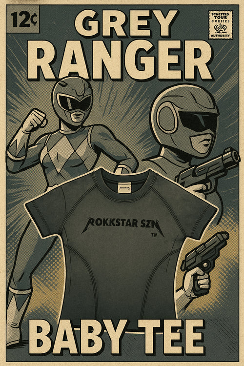 Grey Ranger Baby Tee