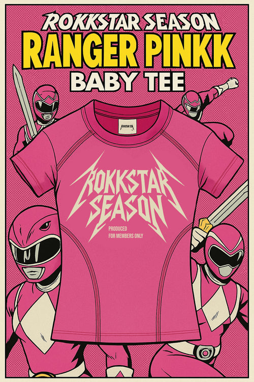 Ranger Pinkk Baby Tee